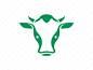 Agro Cow Logo logo环保食品绿色天然动物农舍农业肉牛肉农场牛