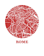 Rome Map Print - City Map Poster