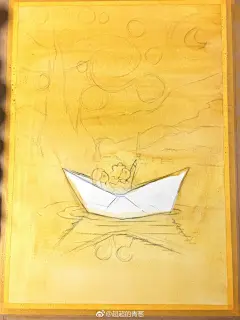 【水粉插画-星空】我们等候著青春，却错过了彼此…… 但我永远会记得，那年夏天，最灿烂、最寂寞的星空 ~（作者：@超超的青葱 ） ​​​​