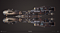 Fractured Space - TDS Executioner, Darren Tucker : Fractured Space - Executioner - Ship Rework 
https://fractured.space/ 
Here I have rebuilt the Executioner ship mesh for Fractured Space in order to optimise the tri count, reduce material count, and over