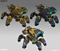 Vehicles , Johnson Truong : Concept art of vehicles, mounts, and hoverboards for Wildstar.