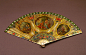 欧洲19世纪宫廷贵妇的装饰折扇