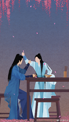 绘月初采集到古风-水墨