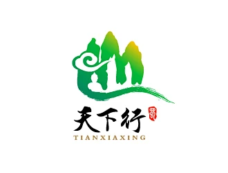 Ze的天下行LOGO设计-花瓣网