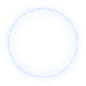 蓝色粒子圆环