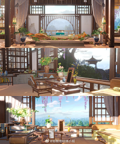 古风场景搭建-花瓣网|陪你做生活的设计师 | 001