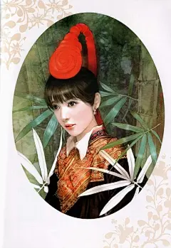 畲族、手绘、古典、倾城、中国风、古风、民族特色服装