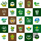 logo 矢量 绿色有机 生态环保 农场庄园LOGO标志图标模版设计素材 G1490-淘宝网
