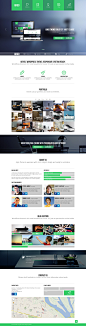 Argo - One Page Portfolio PSD Template