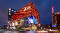 建筑景观照明图库采集到超高层写字楼照明