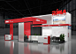 Stand Exhibition  3D 3ds max architecture design branding  TransRussia'2024
