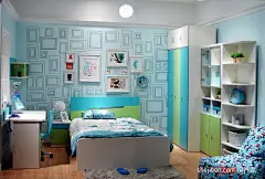儿童房手绘背景墙装修效果图 #采集大赛#