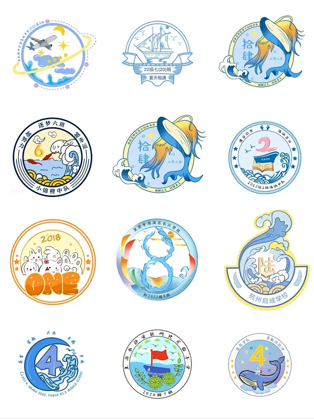 。班徽设计素材分享-花瓣网