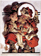 1923年...圣诞老人和男孩-JC Leyendecker |  Flickr-照片共享！