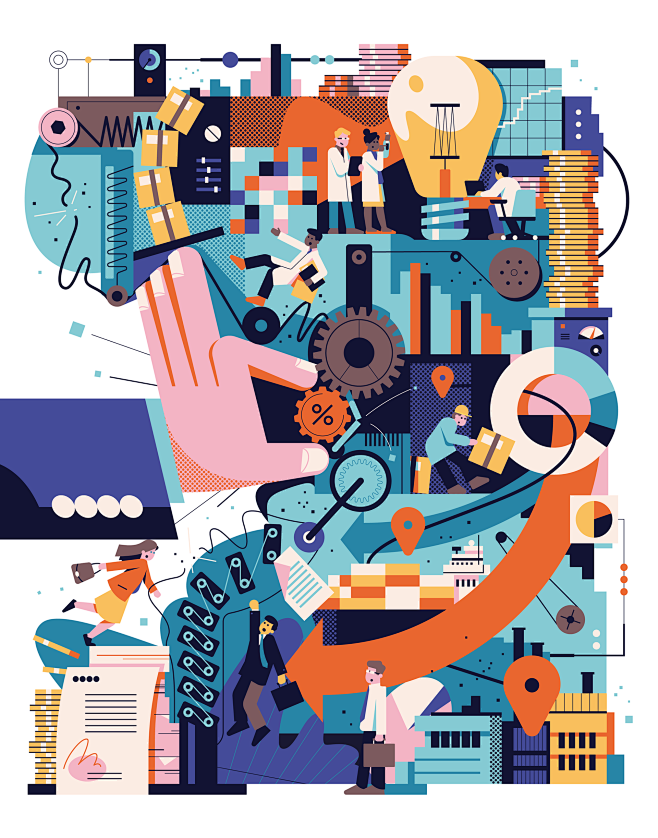 Various illustration...