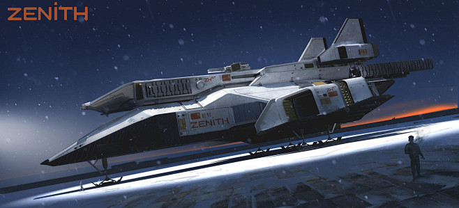 天顶号飞船外观eugeneshushliamin真正热爱对星公民飞船细节和精细