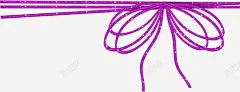暗红绳索蝴蝶结 创意素材