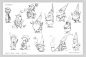 Gnome Alone - Character Design, Jean-Baptiste Monge : GNOME ALONE (on Netflix North America since 2018 Oct 18)
It's always a great surprise to discover a movie on which I worked years ago.
When Cinesite, Montreal called me, I had the chance to work on the