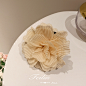 花朵珍珠夹子头饰发夹后脑勺抓夹女大号网红夏季鲨鱼夹发卡发量多-淘宝网