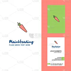 品牌名称,胡萝卜,创造力,垂直画幅,名片,农业,蔬菜,商务,菜单,清新