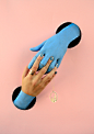 JEWELLERY - color : Photographic work in collaboration with a jewelry designer : Les étoiles de Lily.