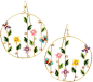 ASOS Summer Garden Hoop Earrings