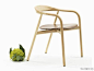 【AUTUMN chair by Ichiro Iwasaki 】虽然Ichiro Iwasaki （岩崎一郎）在国内没什么知名度，但他设计的木家具还是很不错的，这把AUTUMN椅子很能体现日本设计的某些特征，比如：轻盈、简洁、温润和细致。
