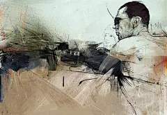 英国插画师Russ Mills张狂线条插画欣赏