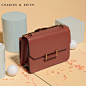 CHARLES＆KEITH 小方包 CK2-80700230 豆腐包复古迷你斜挎单肩包-tmall.com天猫