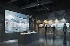 博物馆展厅照明摄影图
