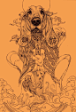 2018年狗年插画 - 视觉中国设计师社区