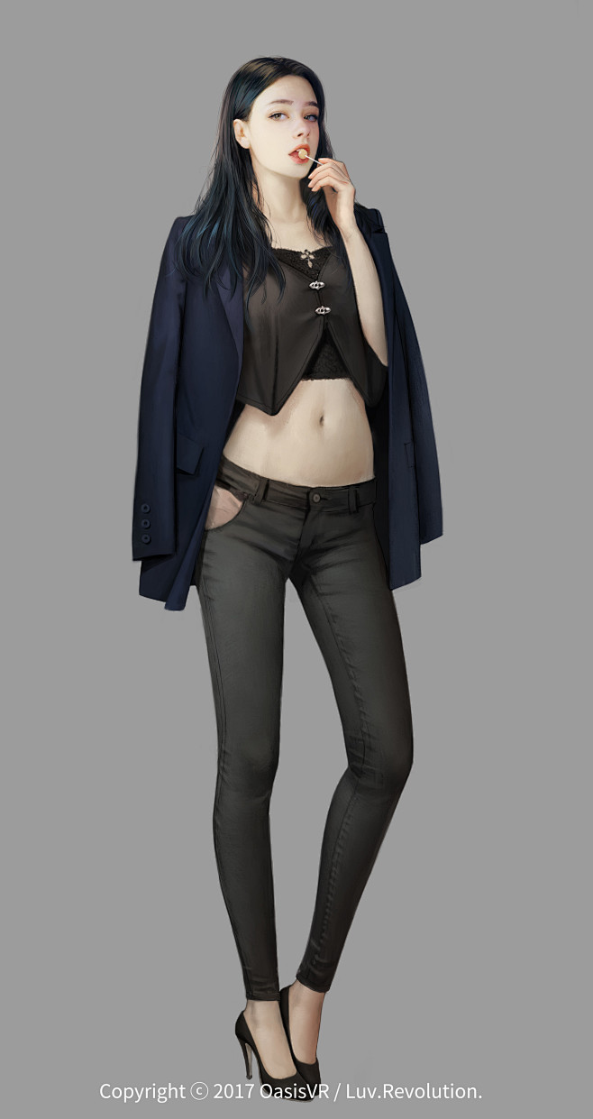 艺术站-女孩，J.Won Han _H-...