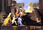 法国画家
尼古拉斯·普桑—台阶上的圣家族