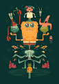 Nautical Nonsense: A Tribute to Spongebob Squarepants : A print for the 'Nautical Nonsense' show at Nucleus Gallery