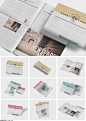 10折叠报纸报刊单页VI智能样机PSD素材2020101 - 设计素材 - 比图素材网