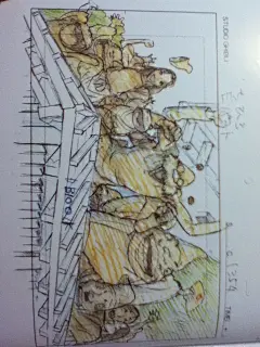 【珍藏】庞大的千与千寻手绘原稿_看图_千与千寻吧_百度贴吧