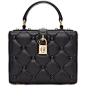 Dolce and Gabbana Black Dolce Box Bag