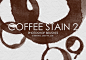 Free Coffee Stain Photoshop Brushes 2