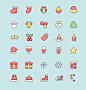 30+ Free Christmas Vector Icons Set : 30+ Free Christmas Vector Icons Set