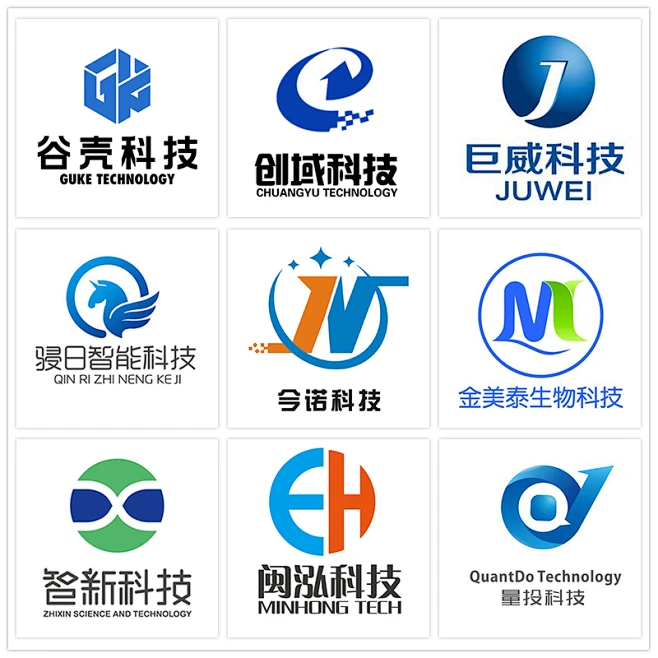 科技logo设计商标注册设计智能互联网品牌公司传媒企业招牌VI设计-淘宝网-花瓣网