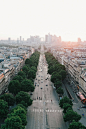 View form the Arc de Triomphe Paris | lomokev