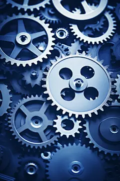 工厂工业机械齿轮摄影图片