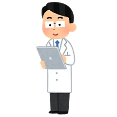 医生 护士 大夫 看电脑 拿着喇叭 禁止 鞠躬 道歉  医疗健康 看病 看医生 医院  卡通 插画 免扣 素材 手绘 png6