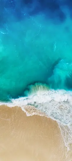 海浪 大海 海滩 风景手机壁纸