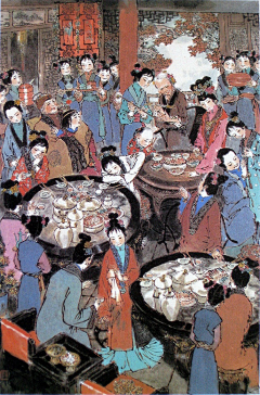 鹿鹿鹿会飞采集到国风插画
