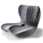 IMMORTAL GOODS Orhopedic Memory Foam Seat Cushion in Gray, Size 12.9 H x 16.9 W x 17.3 D in | Wayfair