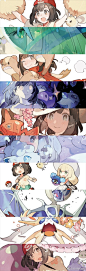 #口袋妖怪# #精灵宝可梦# 口袋小畜生日月明信片组（10张）&双面亚克力钥匙链~参加北京Game Only，明信片RMB15一套&钥匙链RMB20一个，晚点放出通贩连接~ ​​​​