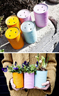 24 Creative Garden Container Ideas | Tin can planters!: 
