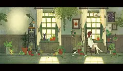 在せばすちゃ笔触细腻的插画作品里，能够看出满满的惬意与慵懒，对光的处理上微妙的让人喜欢，画面中充斥着眼球的绿色在这个夏天让人看了都凉快了
主页：http://www.pixiv.net/member.php?id=1945376