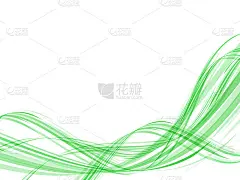 green line vector background